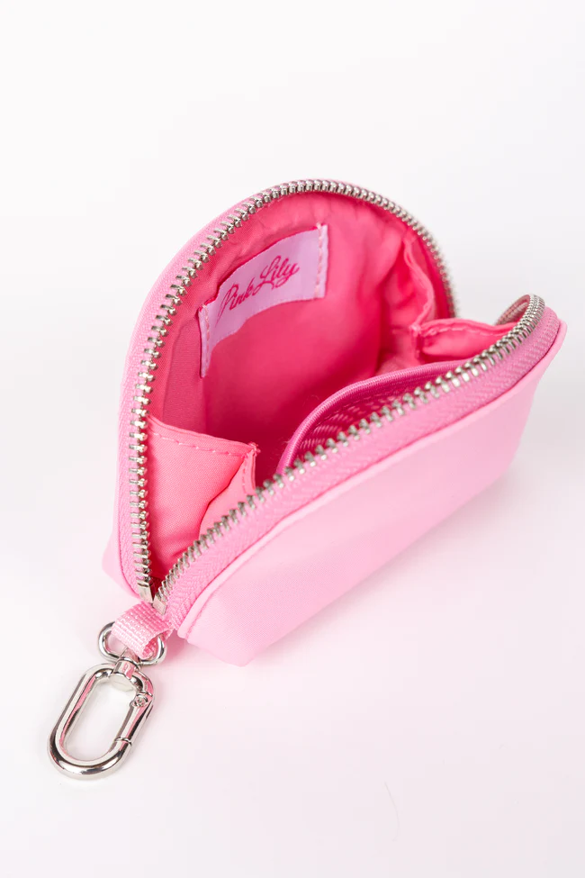 Active State Fuchsia Petal Pop Dual Pouch Wristlet - Image 4