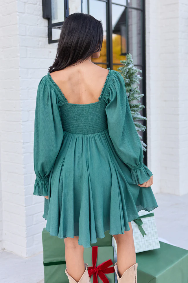 Alexia Green Mini Dress FINAL SALE - Image 4