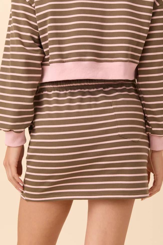 Alice Pink Striped Skirt FINAL SALE - Image 5