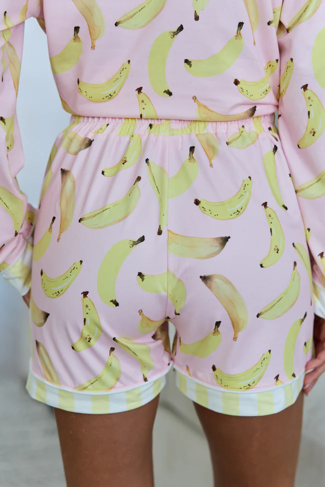 Cozy Crush Pajama Shorts - Banana Bliss - Image 4