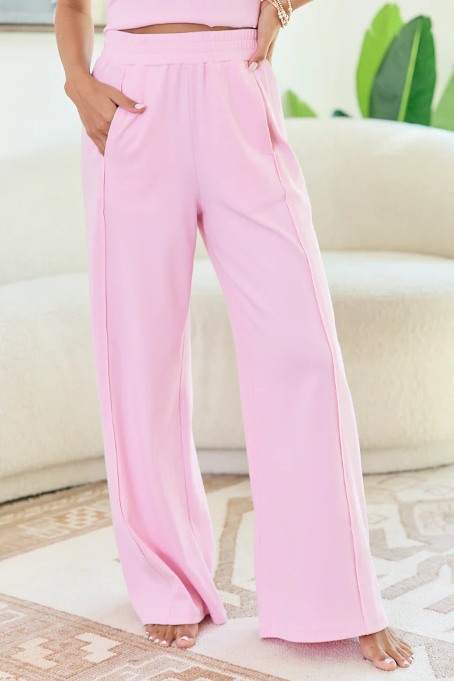 Banks Pink Wide Leg Pants - Image 2