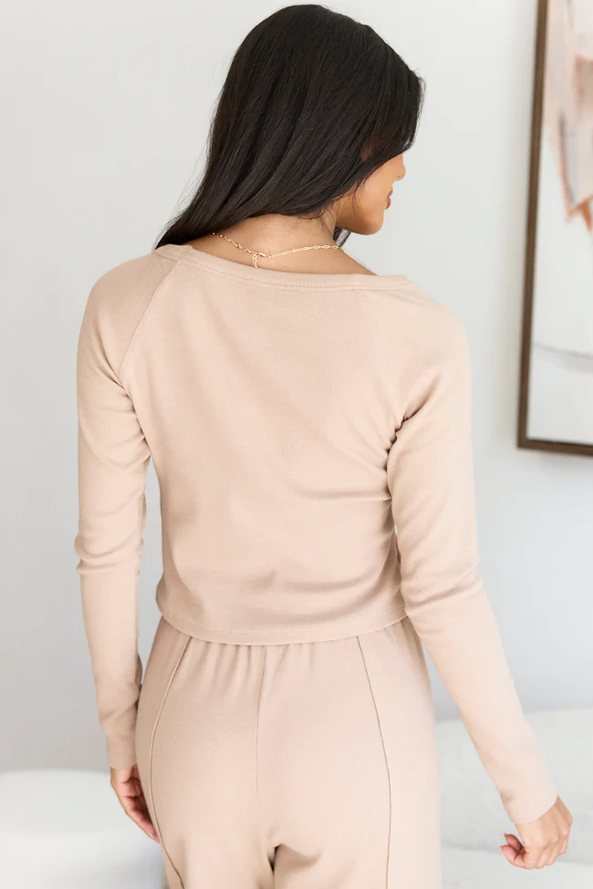 Banks Tan Long Sleeve Top - Image 4
