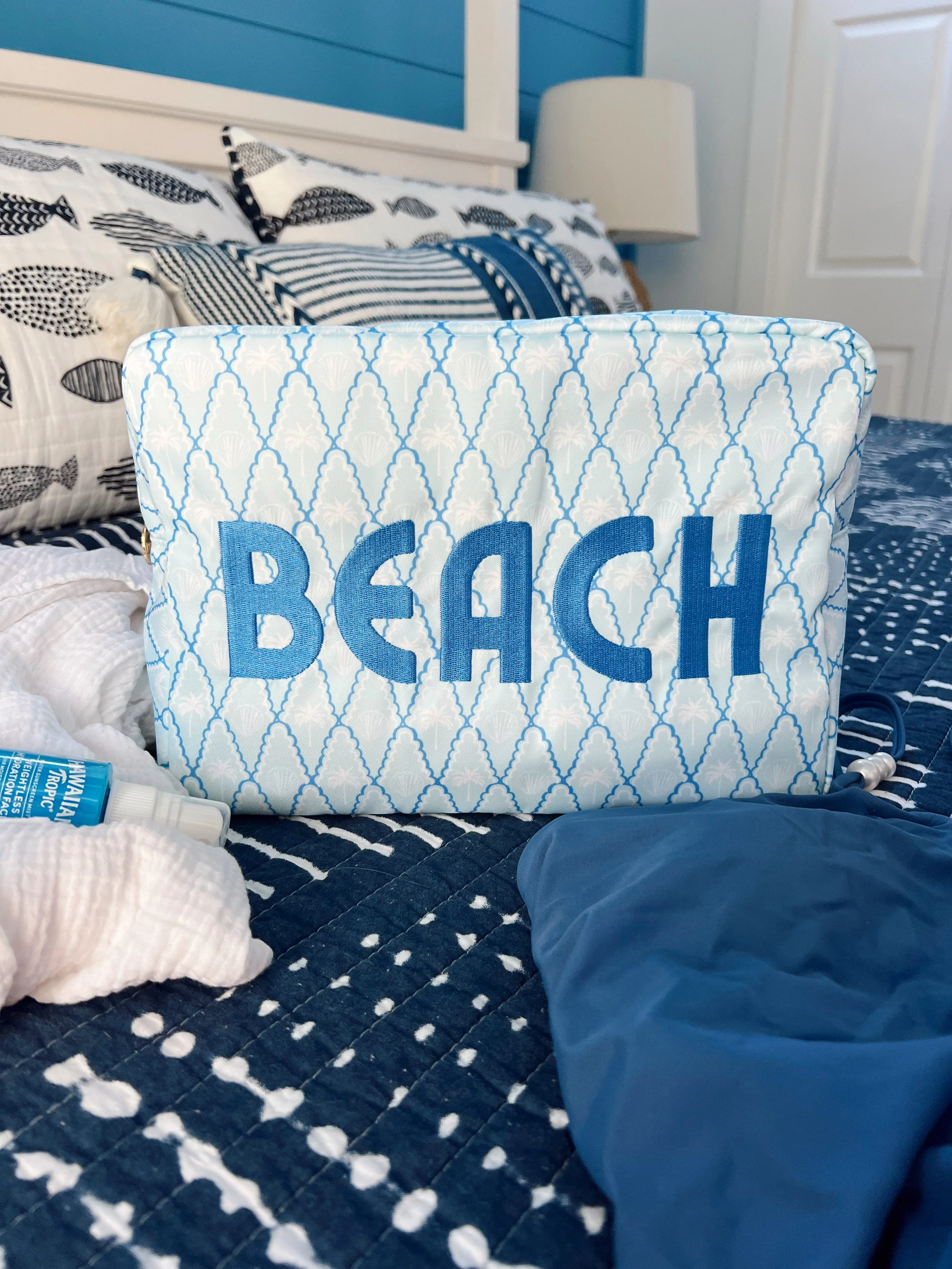 KenzKustomz Blue Palms XL Bag - Beach
