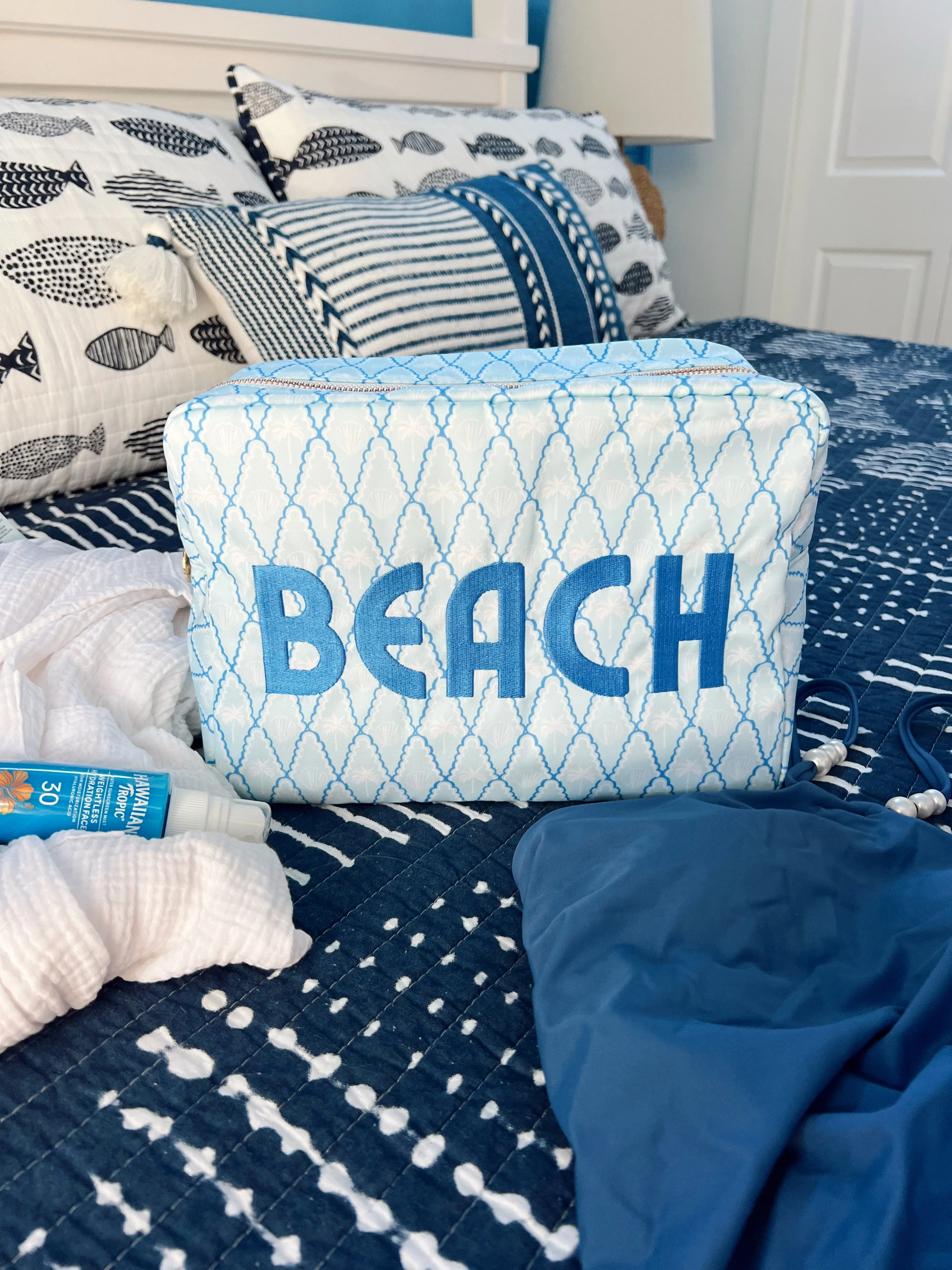KenzKustomz Blue Palms XL Bag - Beach - Image 5