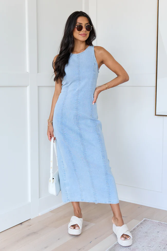 Blaze Denim Maxi Dress