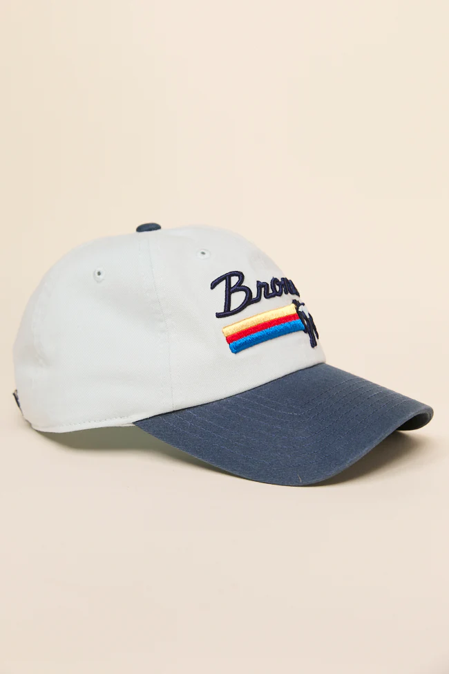 Bronco Navy Blue Baseball Cap - Image 4