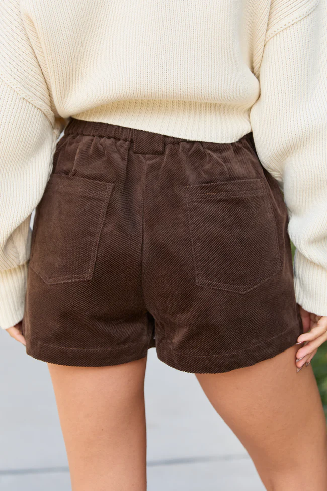 Brooke Brown Corduroy Skort FINAL SALE - Image 4