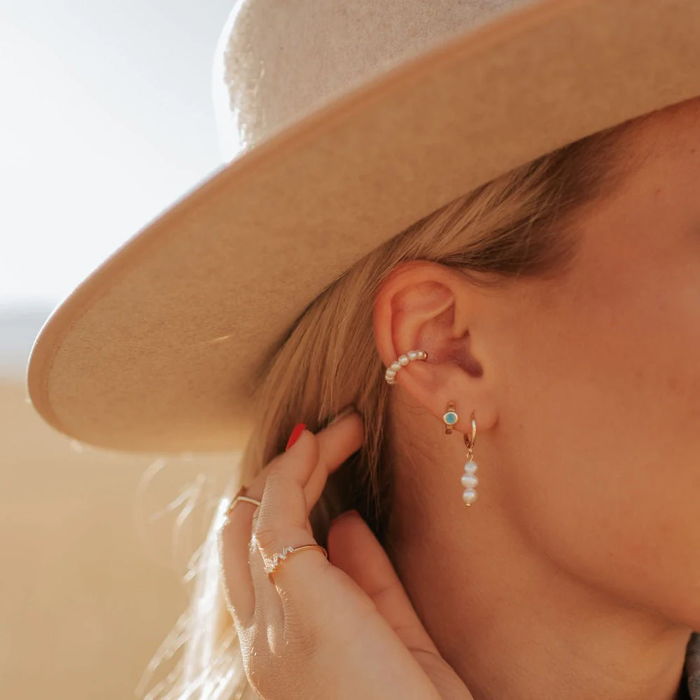 Catalina Pearl Earring Earrings - Image 2