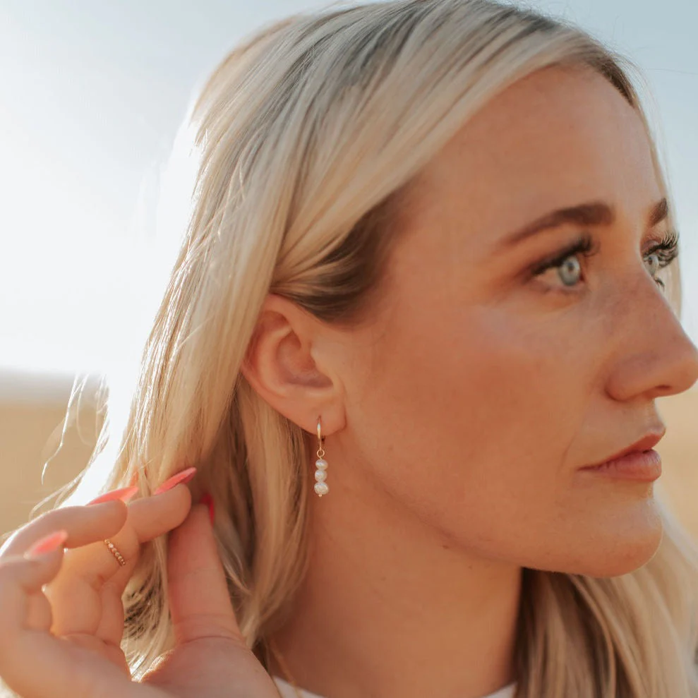 Catalina Pearl Earring Earrings - Image 4