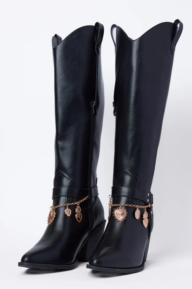 Cattle Black Charm Cowboy Boots - Image 2