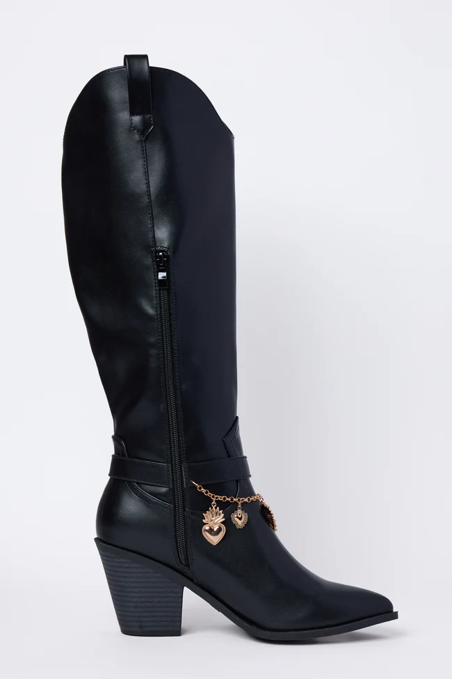 Cattle Black Charm Cowboy Boots - Image 3