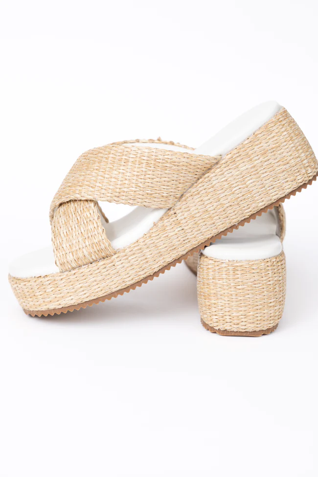 Clementine Tan Cross Platform Sandals - Image 3