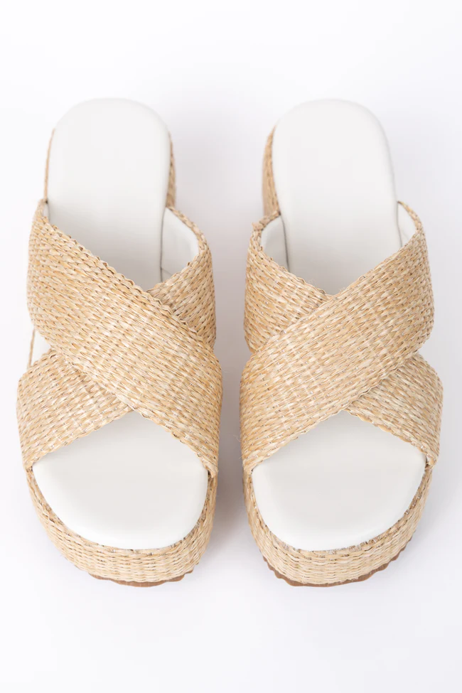 Clementine Tan Cross Platform Sandals - Image 4