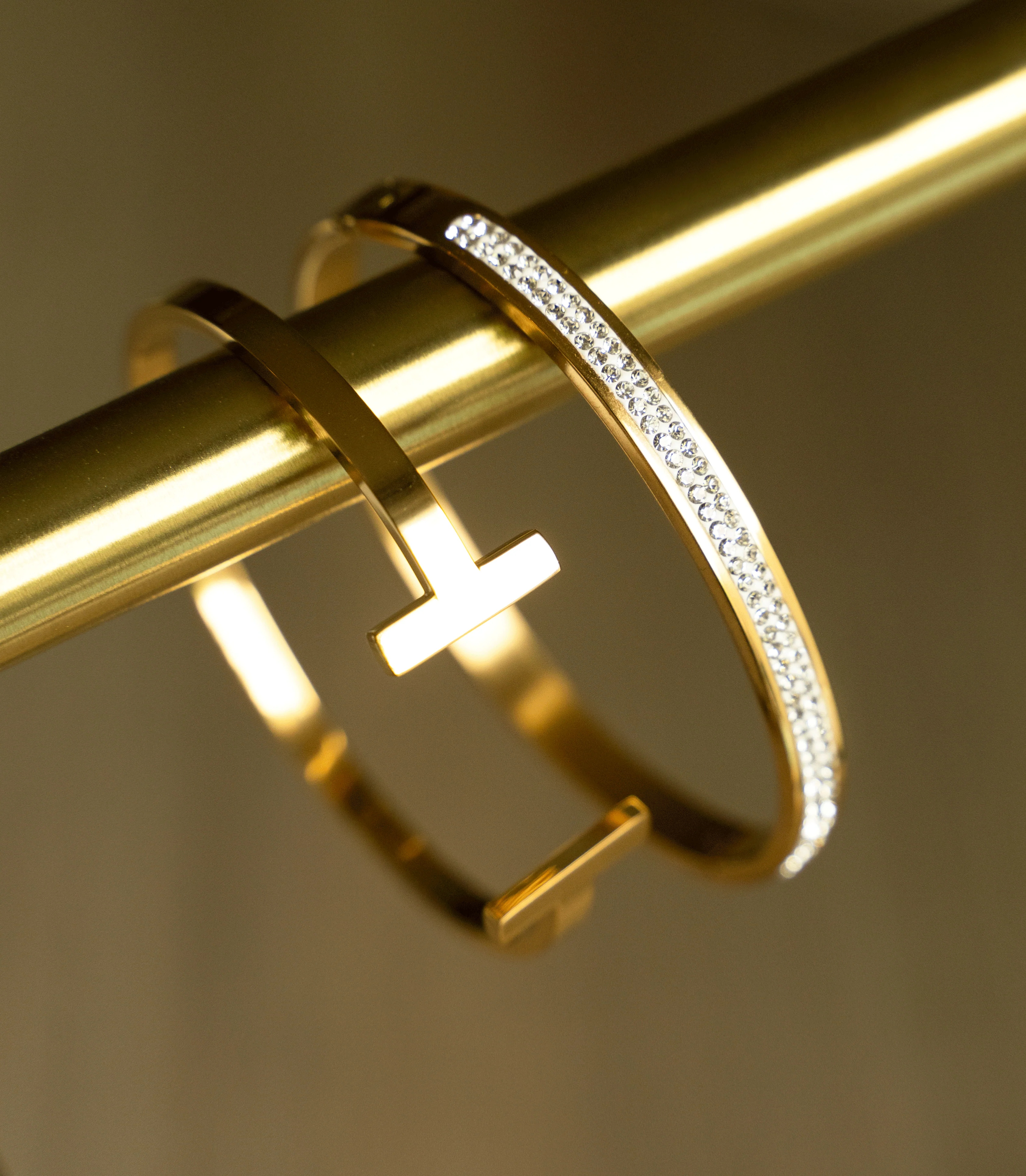 Cleo Gold Cuff Bracelet - Image 4