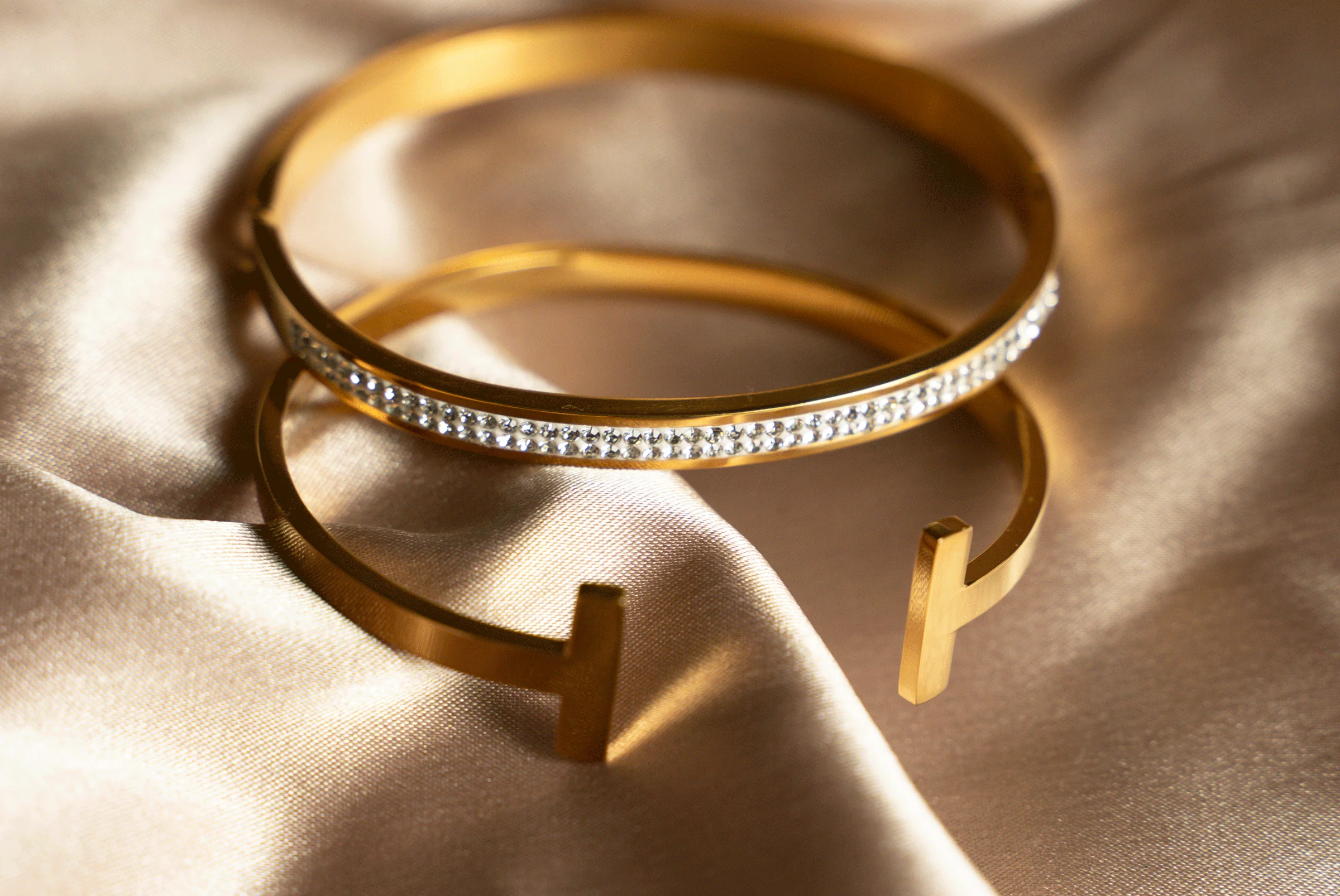 Cleo Gold Cuff Bracelet - Image 6