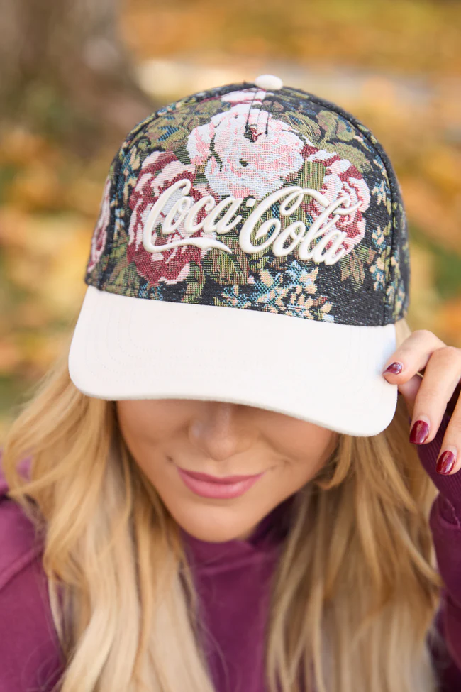 Coca Cola Tapestry Trucker Hat FINAL SALE - Image 2