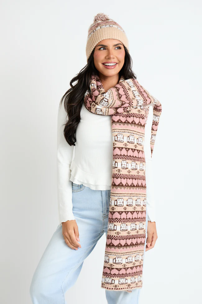 Coffee Break Scarf FINAL SALE - Image 2