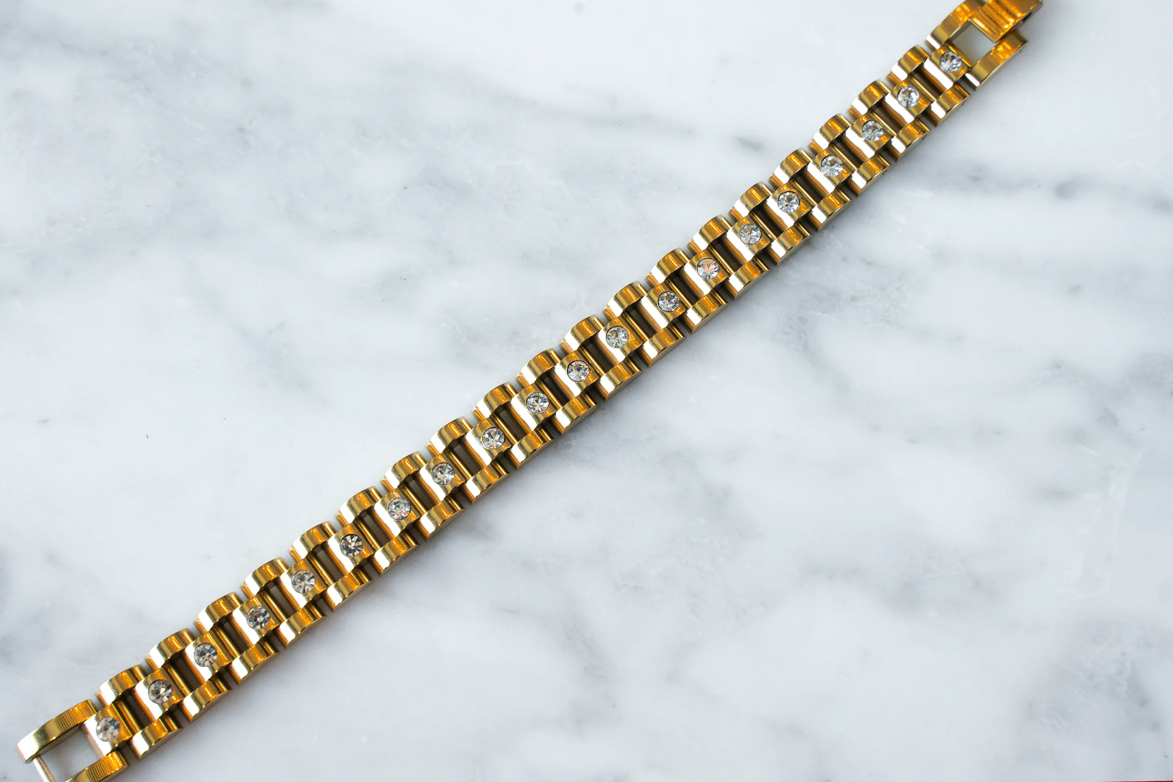 Colleen Gold Band Bracelet - Image 3