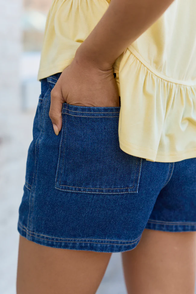 Collins Dark Denim Skort - Image 5