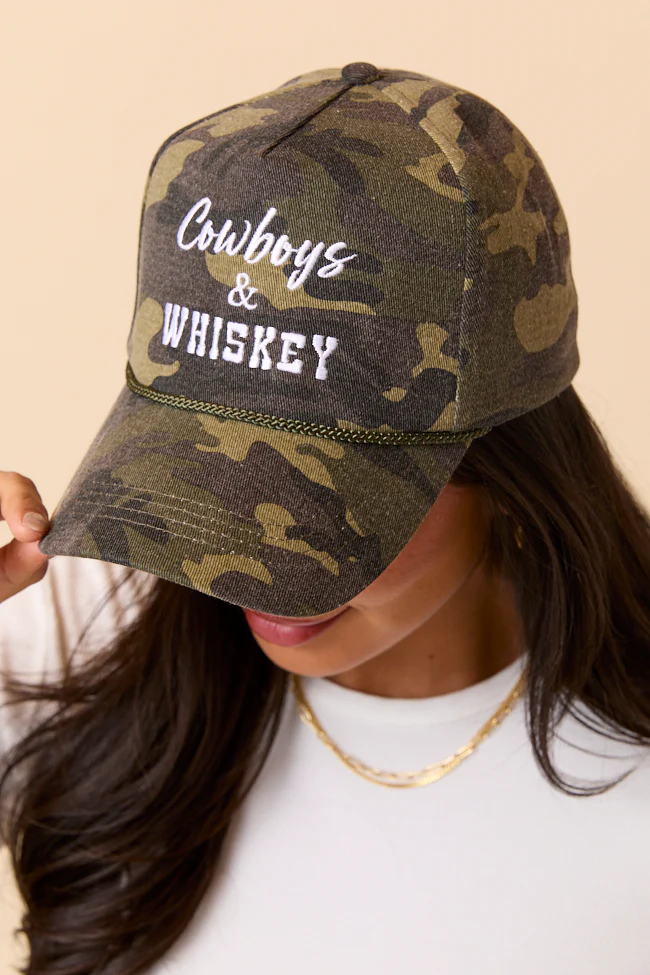 Cowboy & Whiskey Baseball Cap FINAL SALE - Image 2
