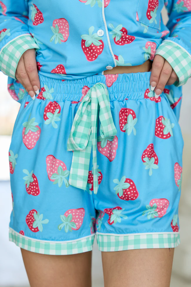 Cozy Crush Pajama Shorts - Berry Bliss
