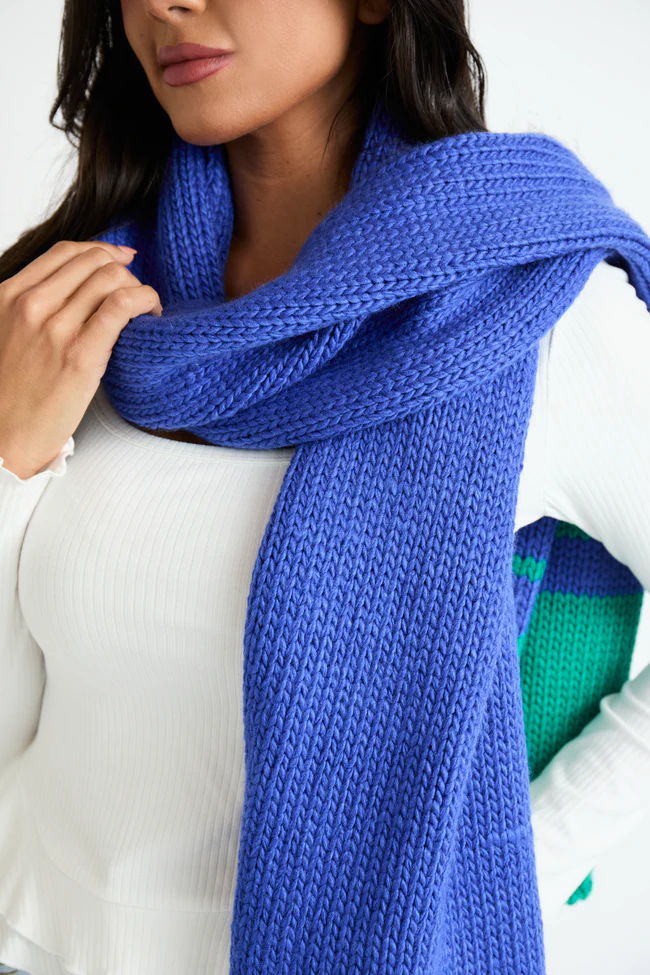 Delta Blue Scarf FINAL SALE - Image 2