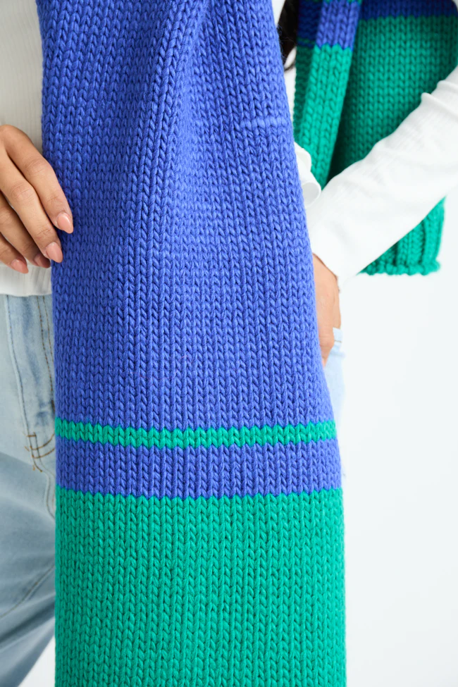 Delta Blue Scarf FINAL SALE - Image 3