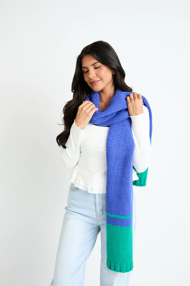 Delta Blue Scarf FINAL SALE - Image 4