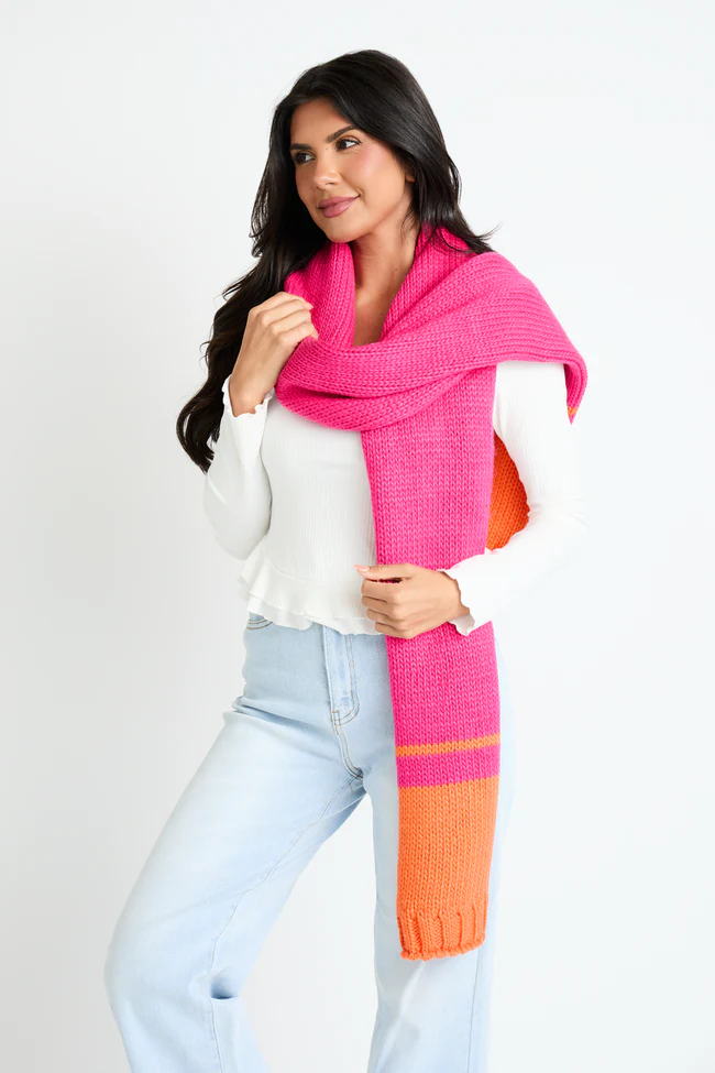 Delta Pink Scarf FINAL SALE - Image 4