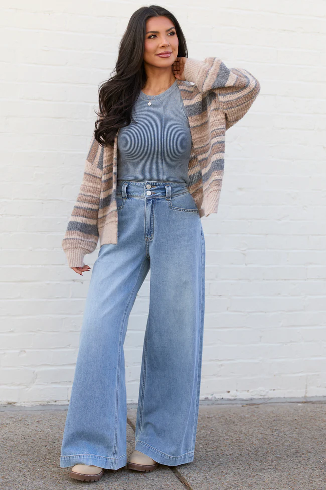 Desiree High Rise Wide Leg Jeans - Image 2