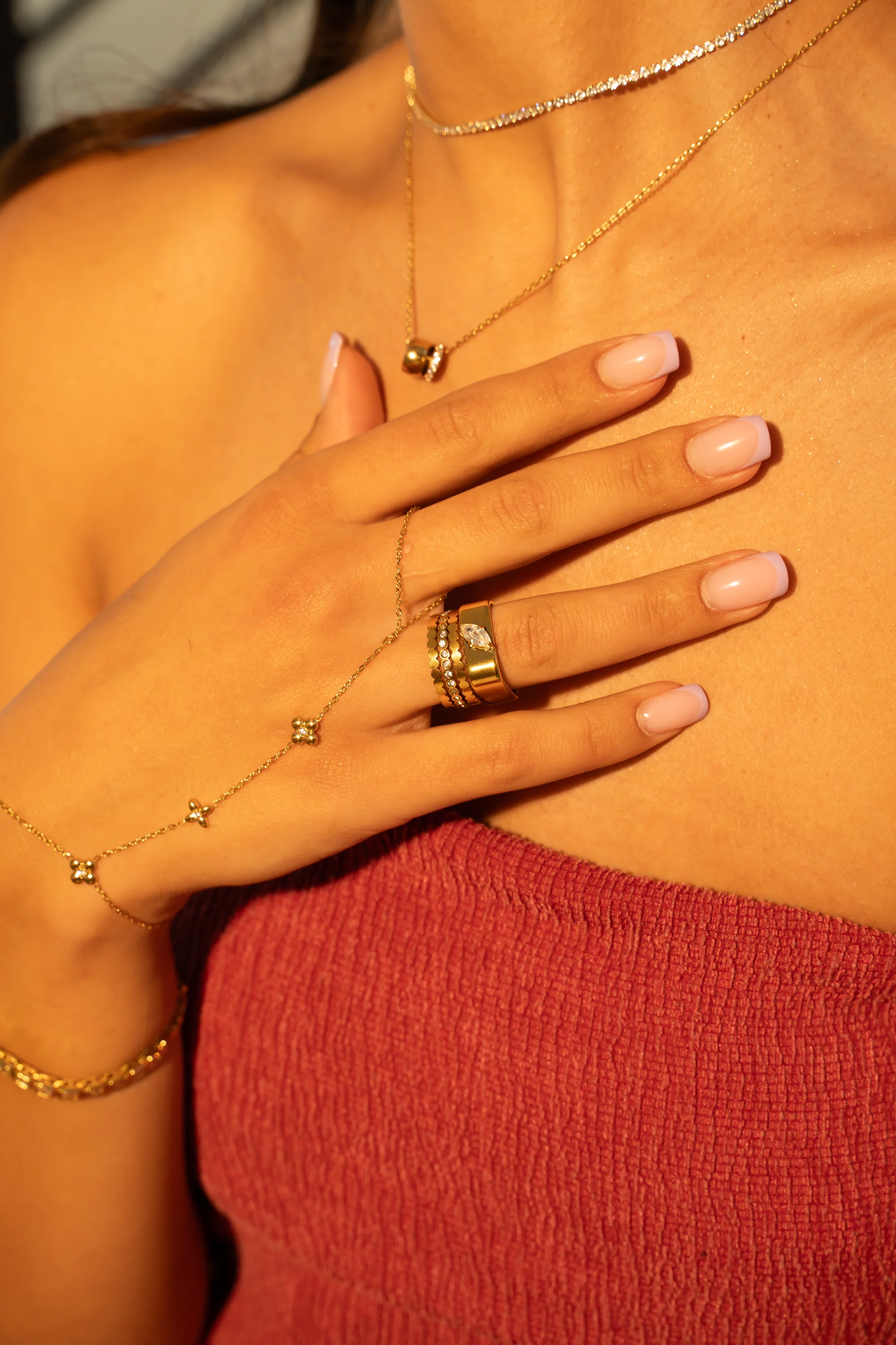 Ellie Gold Stacking Ring Set - Image 5
