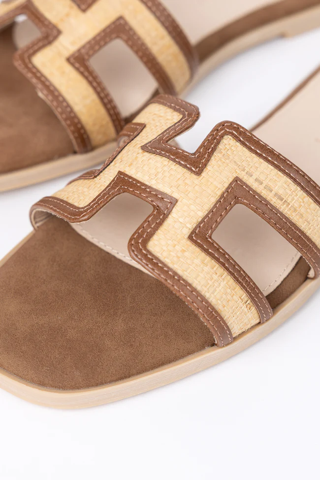 Ena Brown Sandals - Image 5