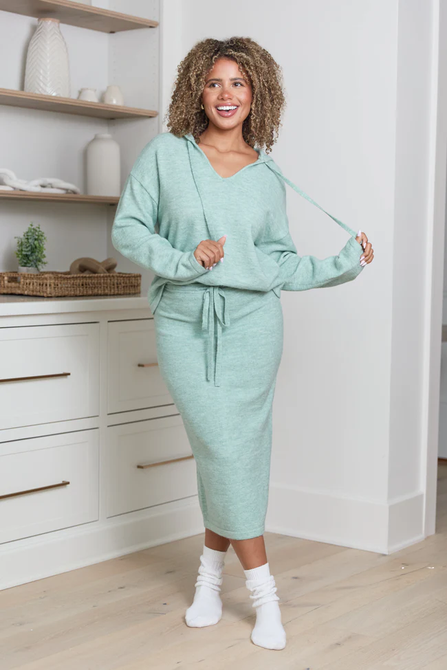 Ever Sage Midi Skirt FINAL SALE