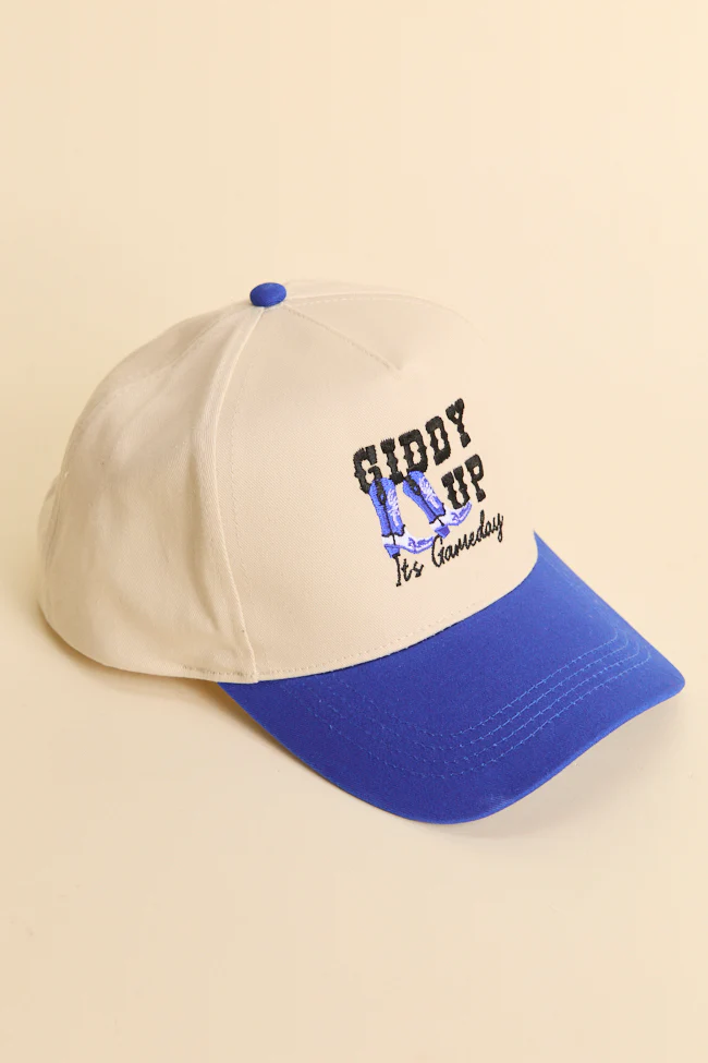 Giddy Up It's Gameday Blue Trucker Hat FINAL SALE - Image 2