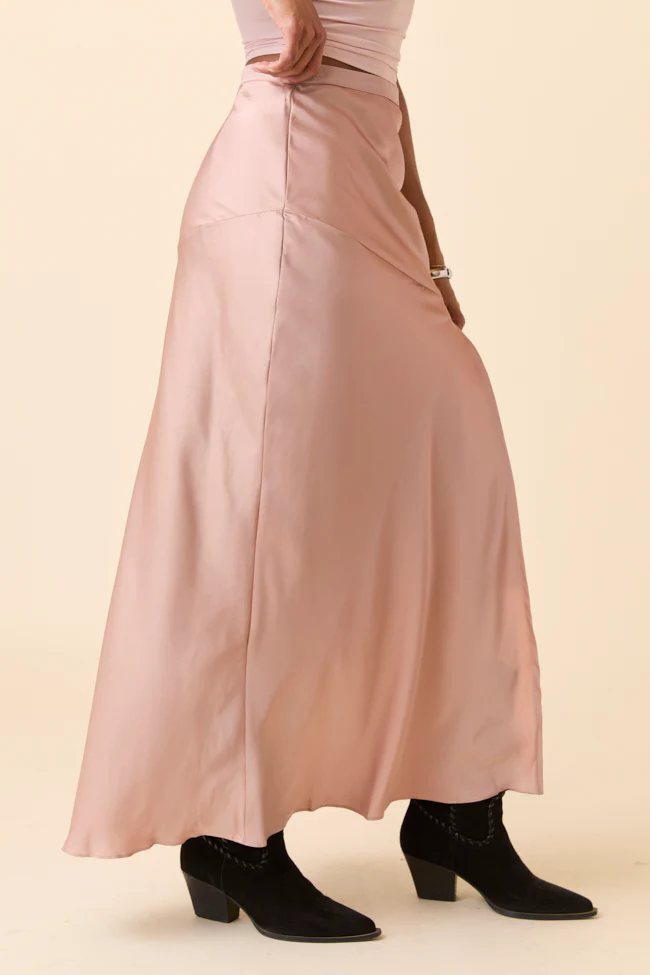 Gigi Blush Side Slit Skirt FINAL SALE - Image 5