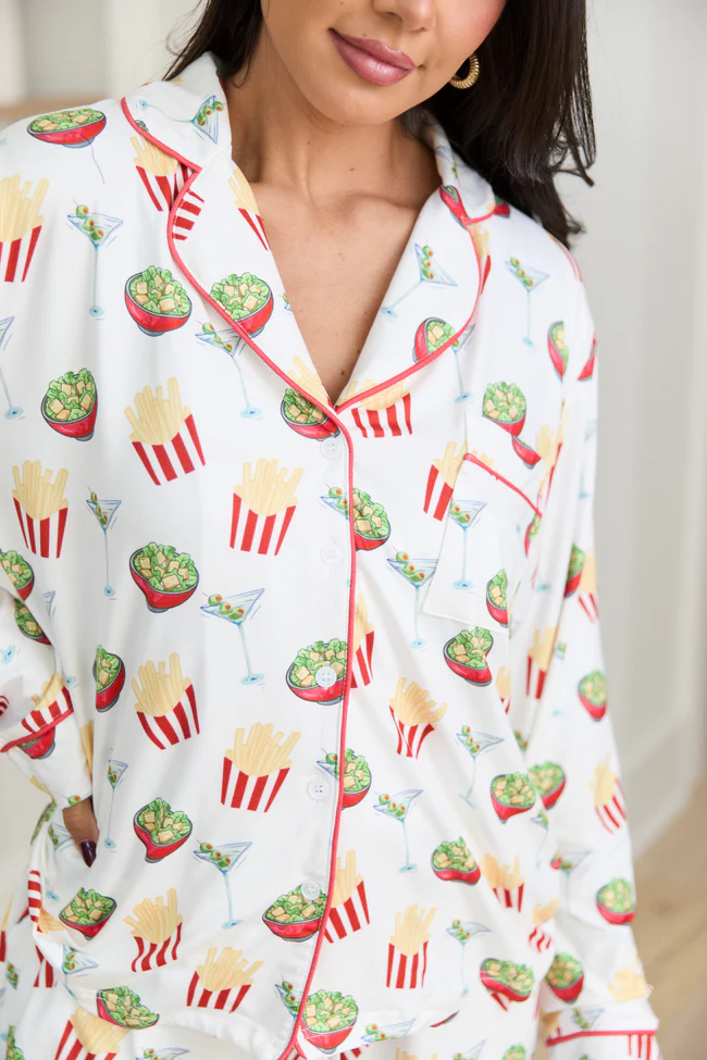 Girl Dinner Pajama Set FINAL SALE - Image 6