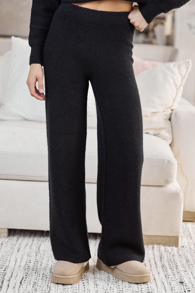 Glenn Black Sweater lounge Pants FINAL SALE - Image 2