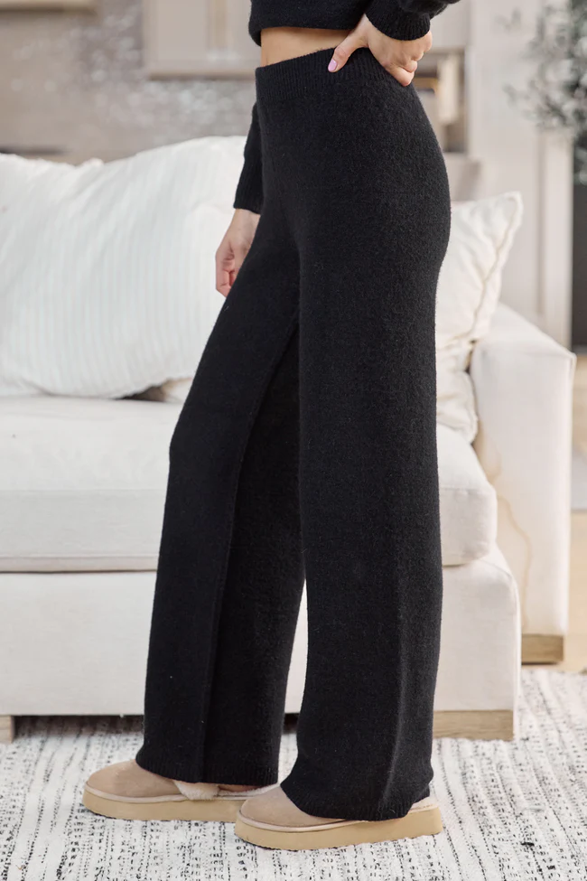 Glenn Black Sweater lounge Pants FINAL SALE - Image 3