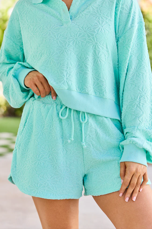 Hammock Haven Mint Textured Terry Knit Set - Image 6