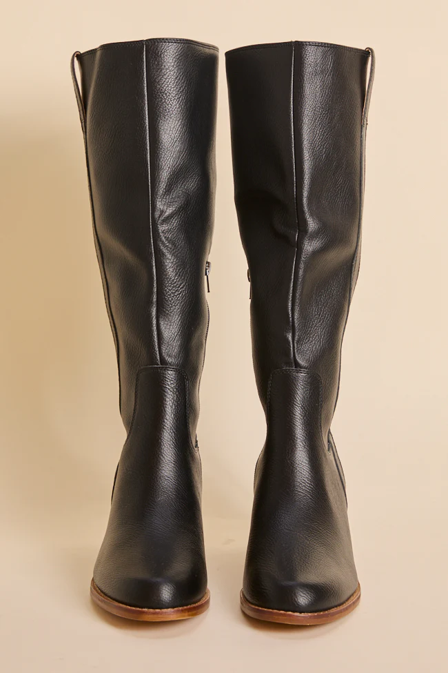 Harriet Black Tall Boots FINAL SALE - Image 5