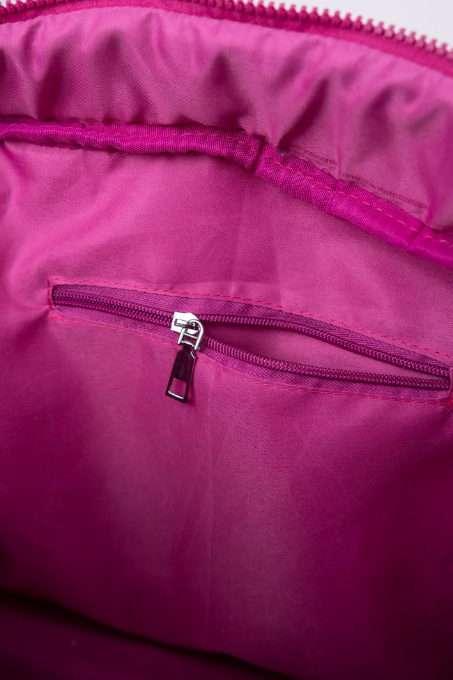 Haylie Fuchsia Petal Pop Quilted Weekender - Image 4