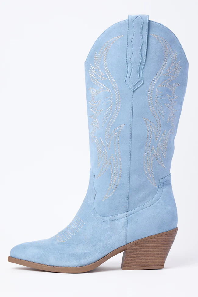 Jubilee Blue Cowboy Boots - Image 2