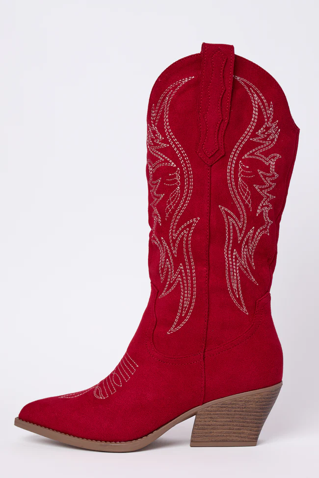 Jubilee Red Cowboy Boots - Image 4
