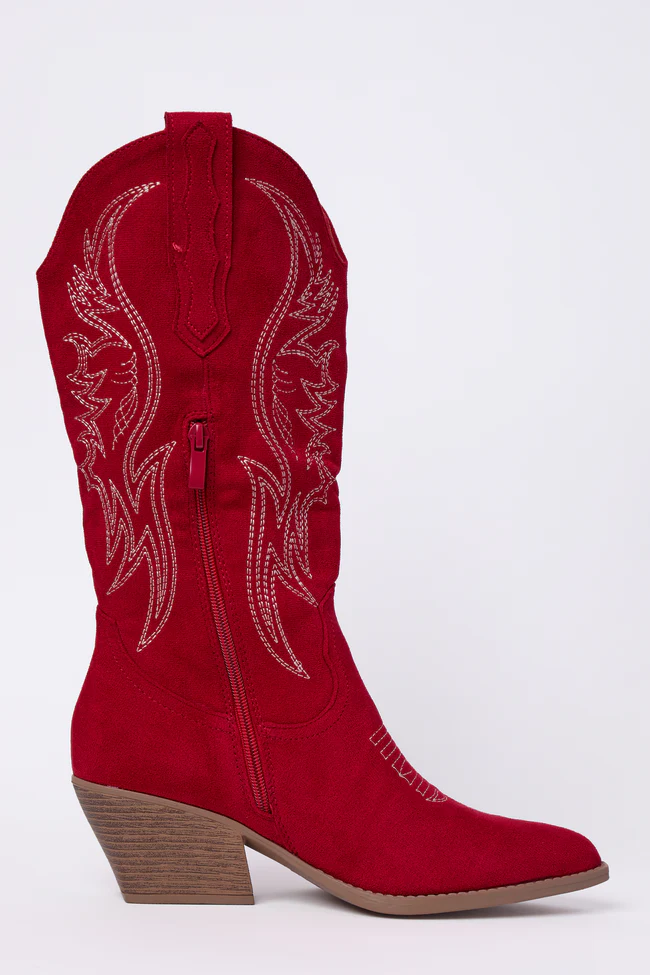 Jubilee Red Cowboy Boots - Image 5