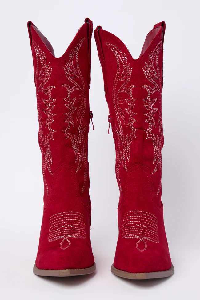 Jubilee Red Cowboy Boots - Image 6