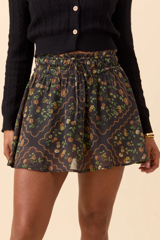 Kayla Floral Printed Skort FINAL SALE - Image 5