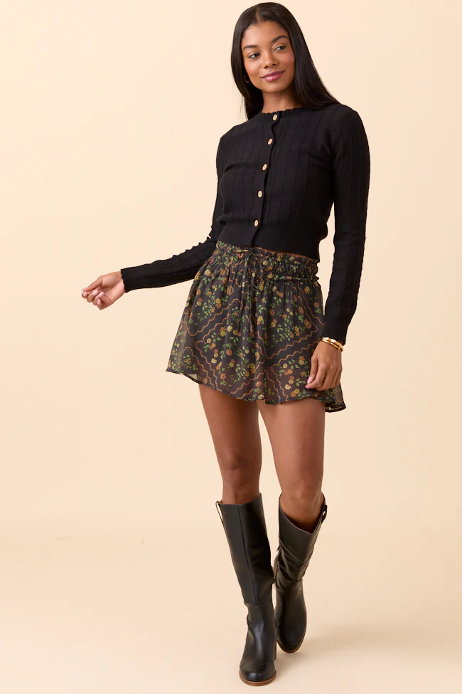Kayla Floral Printed Skort FINAL SALE - Image 6