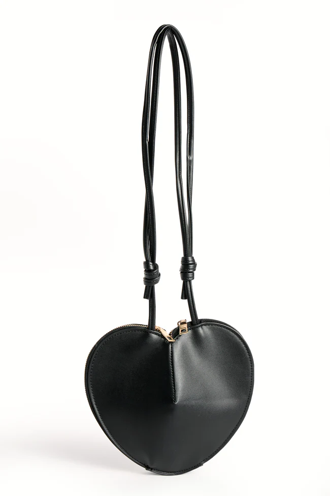 Kelsey Black Heart Handbag FINAL SALE - Image 2