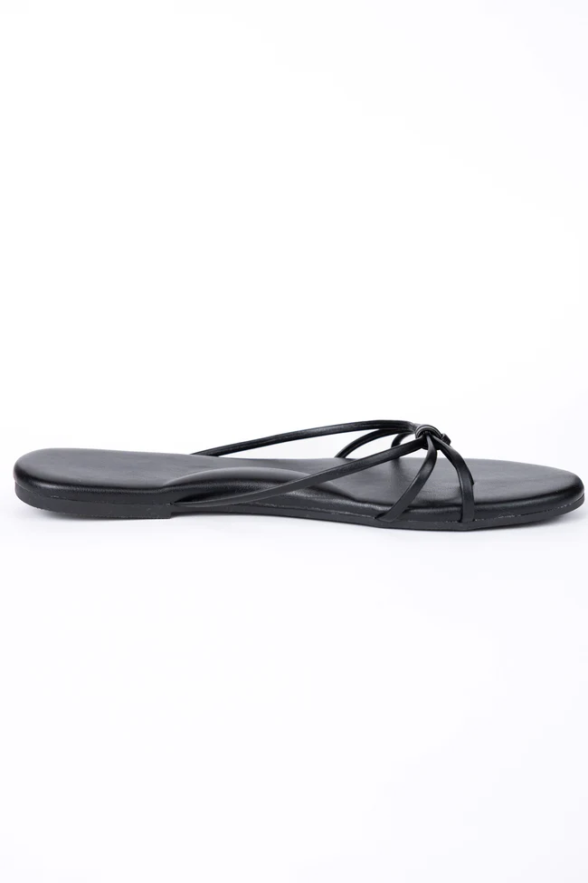 Landry Black Flip Flops - Image 5