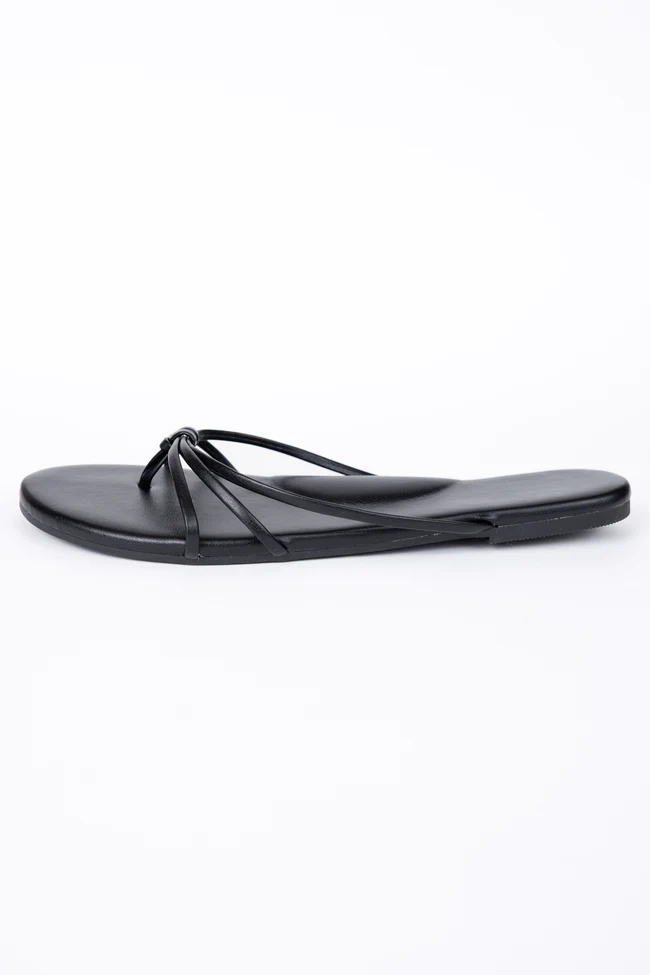 Landry Black Flip Flops - Image 6